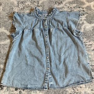 Rails Ruthie Faded Denim Top